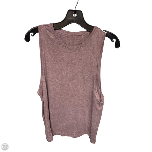 Athletic Tank Top By Lululemon In Red, Size: M