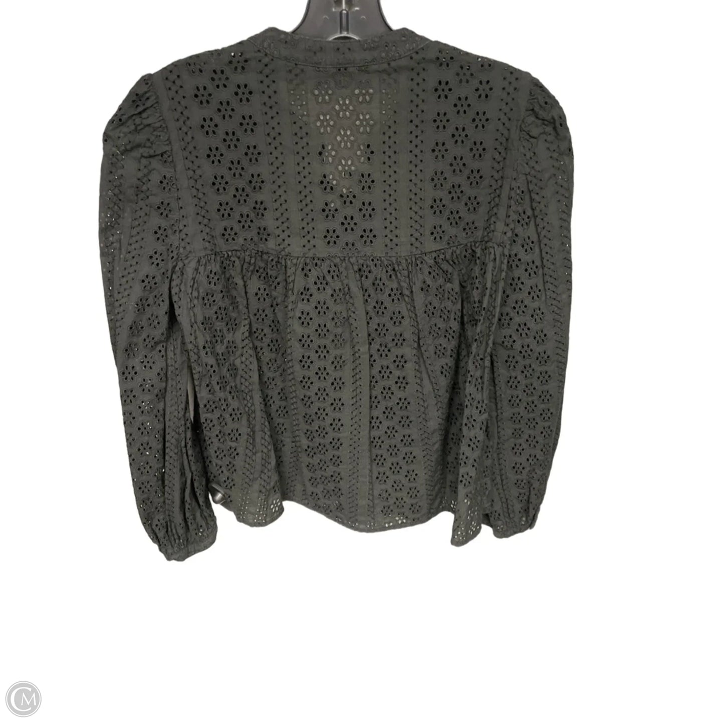 Top Long Sleeve By Madewell In Black, Size: S