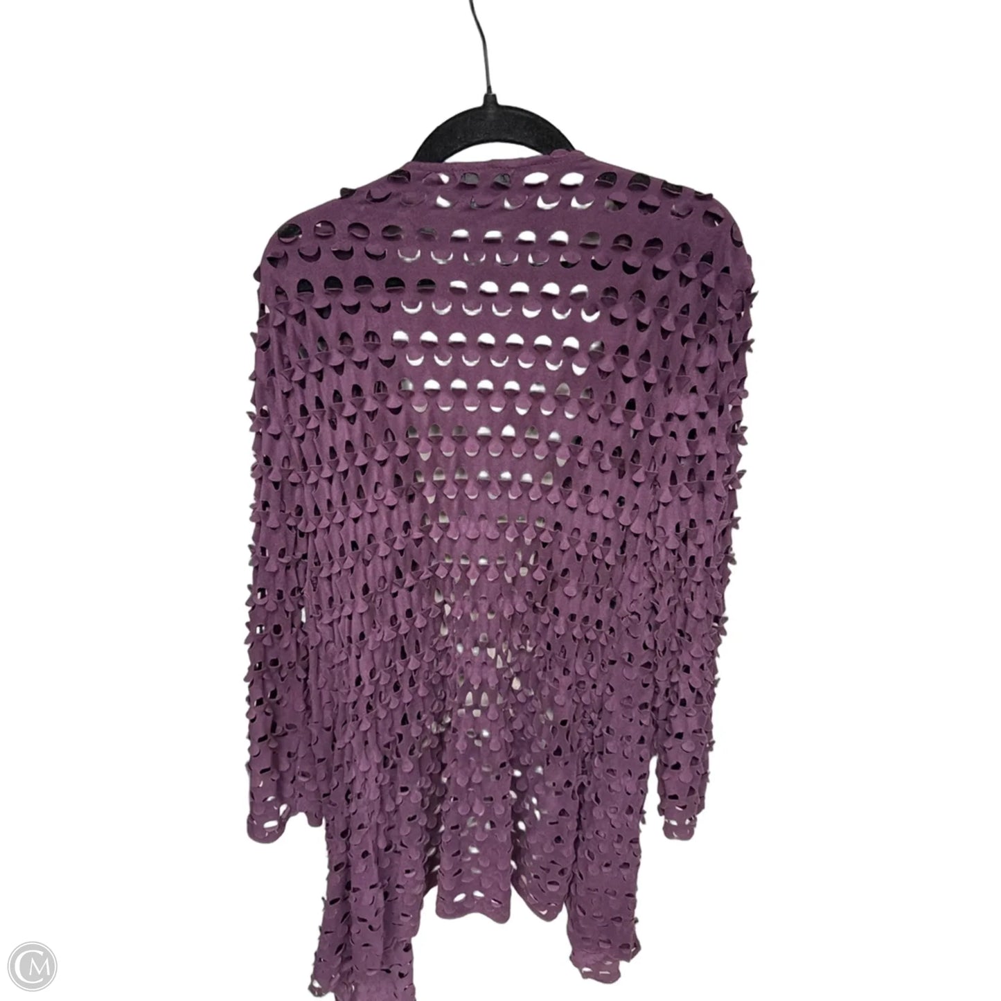 Cardigan By Clothes Mentor In Purple, Size: M