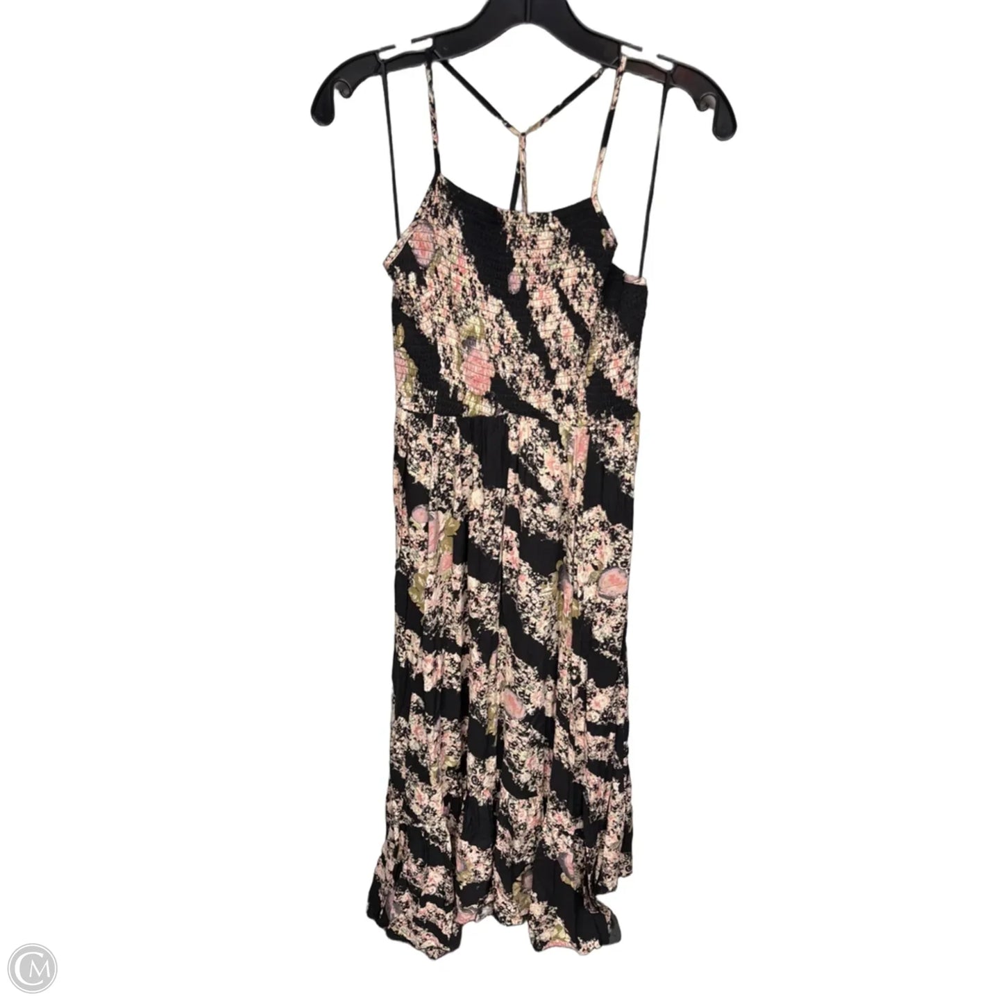 Dress Casual Maxi By Free People In Black & Pink, Size: S