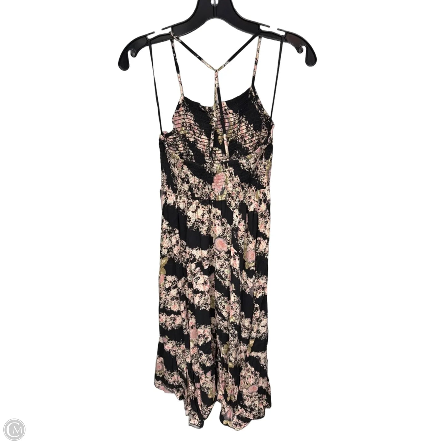 Dress Casual Maxi By Free People In Black & Pink, Size: S