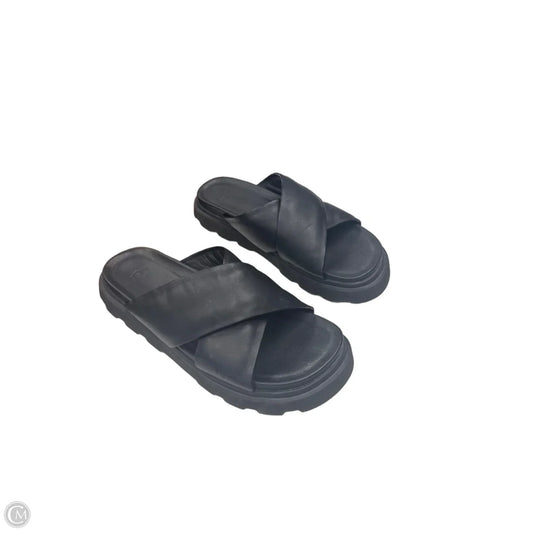 Sandals Designer By Ugg In Black, Size: 9