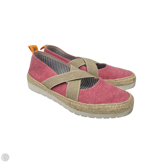 Shoes Flats By Clothes Mentor In Red