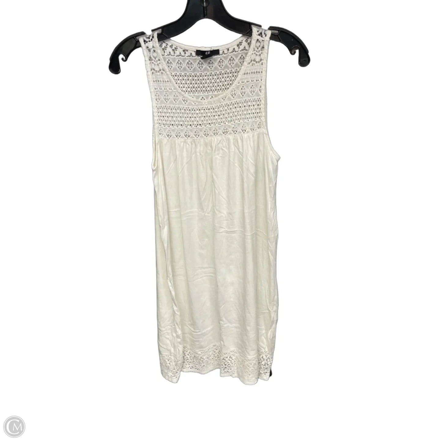 Dress Casual Midi By H&m In Cream, Size: S