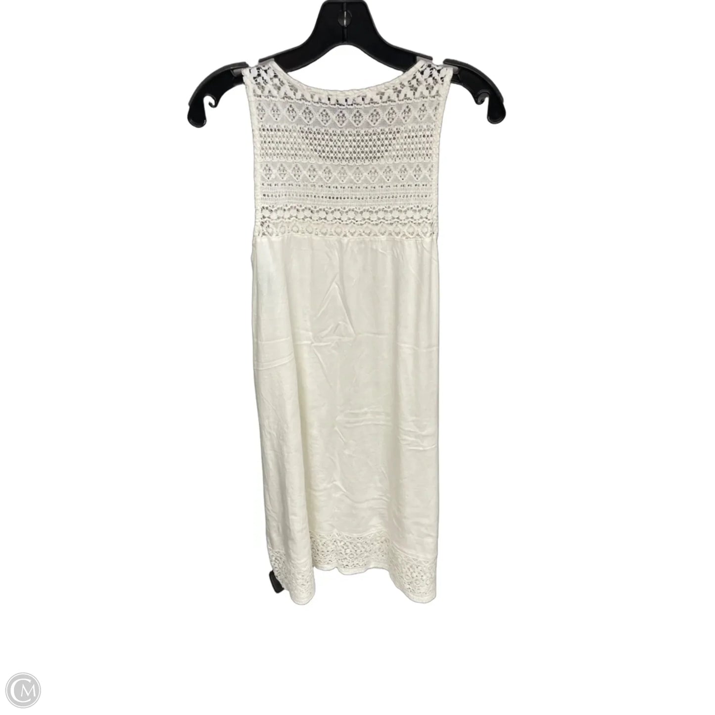 Dress Casual Midi By H&m In Cream, Size: S