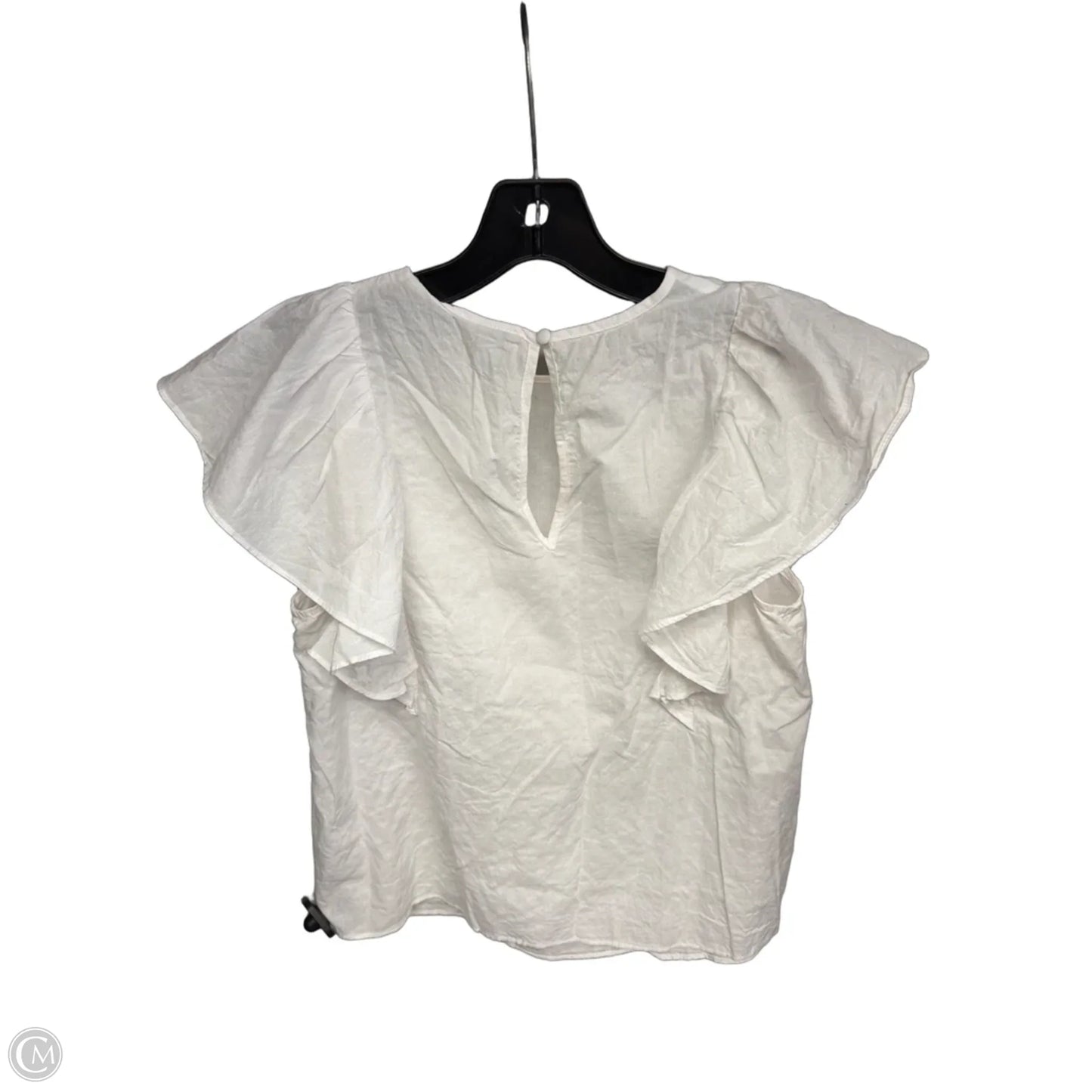Top Short Sleeve By A New Day In White, Size: S