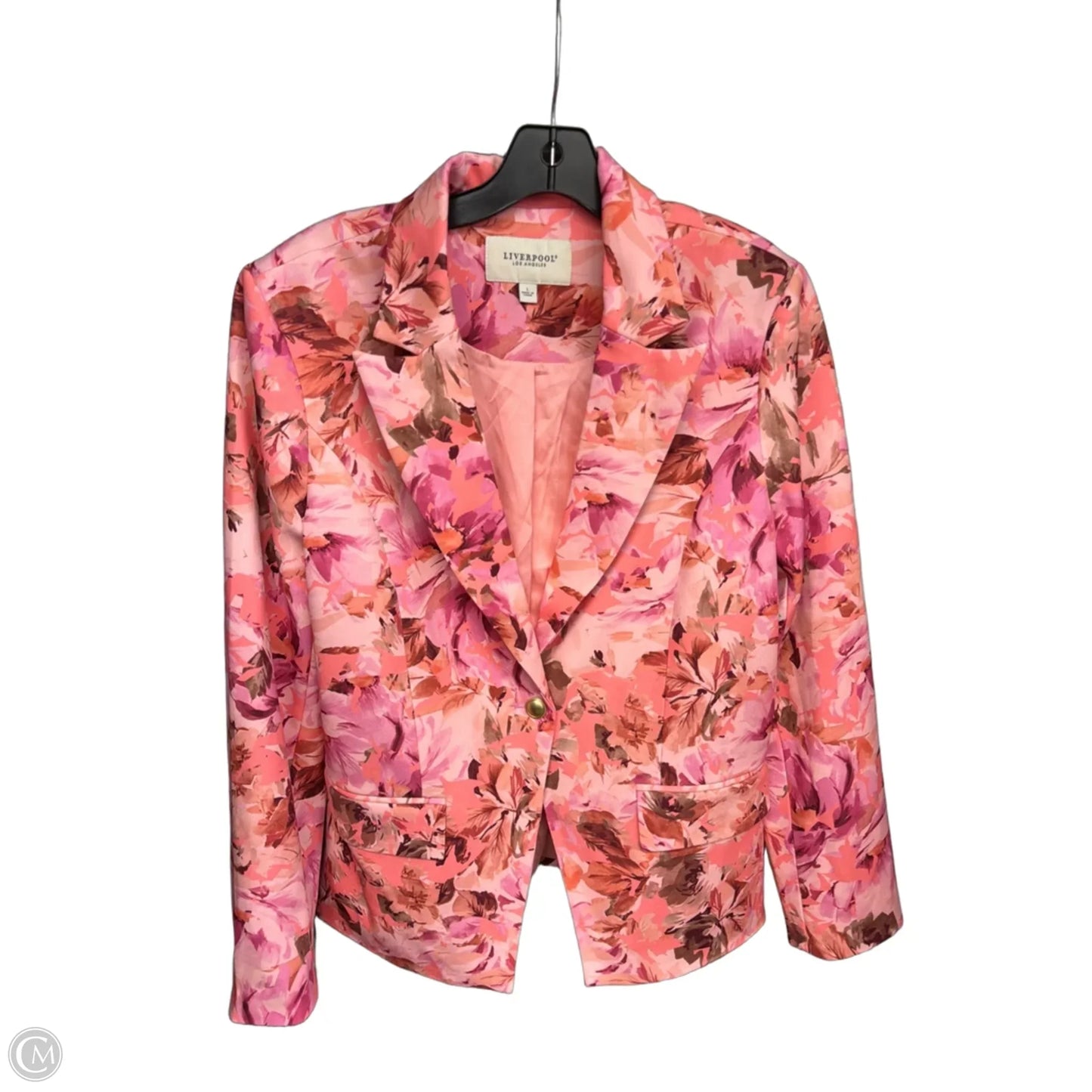 Blazer By Liverpool In Floral Print, Size: L