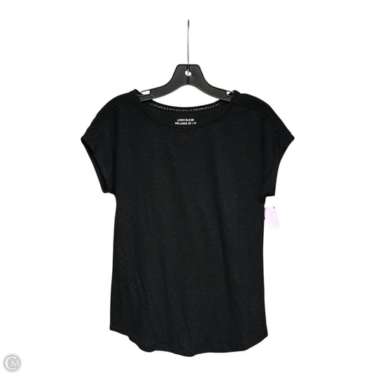Top Short Sleeve By Gap In Black, Size: S