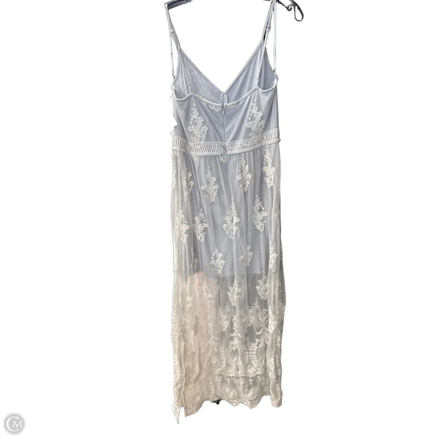 Dress Casual Maxi By Altard State In Blue & White, Size: M