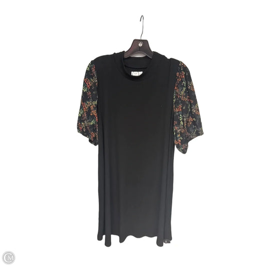 Dress Casual Midi By Maurices In Black & Orange, Size: Xl