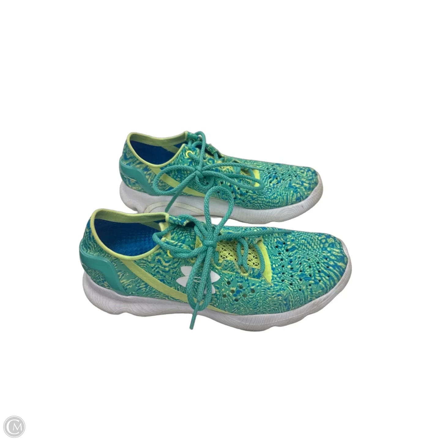 Shoes Athletic By Under Armour In Green, Size: 7.5