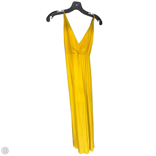 Dress Casual Maxi By Forever 21 In Yellow, Size: S
