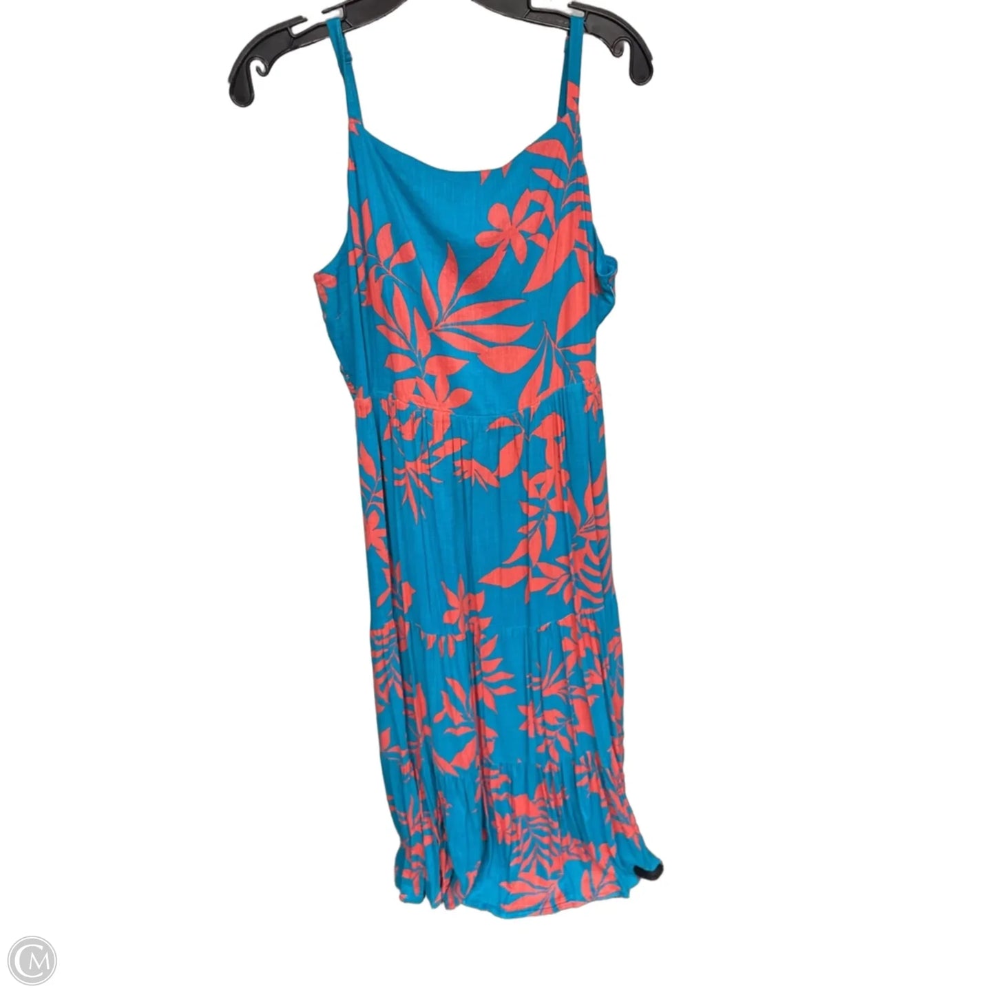Dress Casual Maxi By Old Navy In Blue & Pink, Size: L