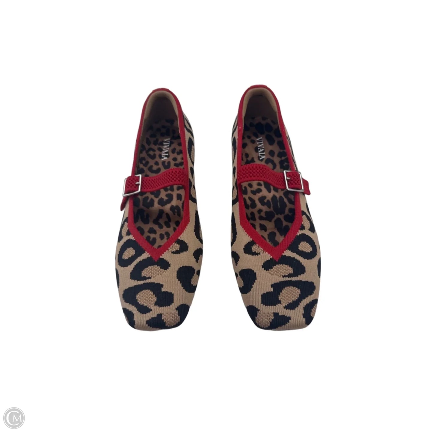 Shoes Flats By Vivaia In Animal Print, Size: