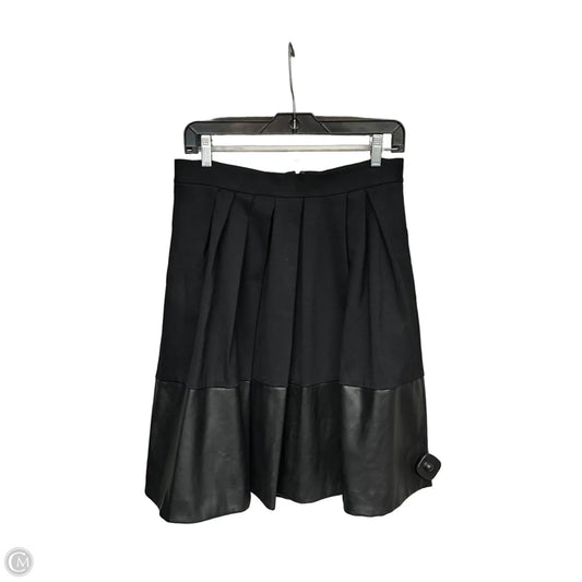 Skirt Midi By Banana Republic In Black, Size: 10