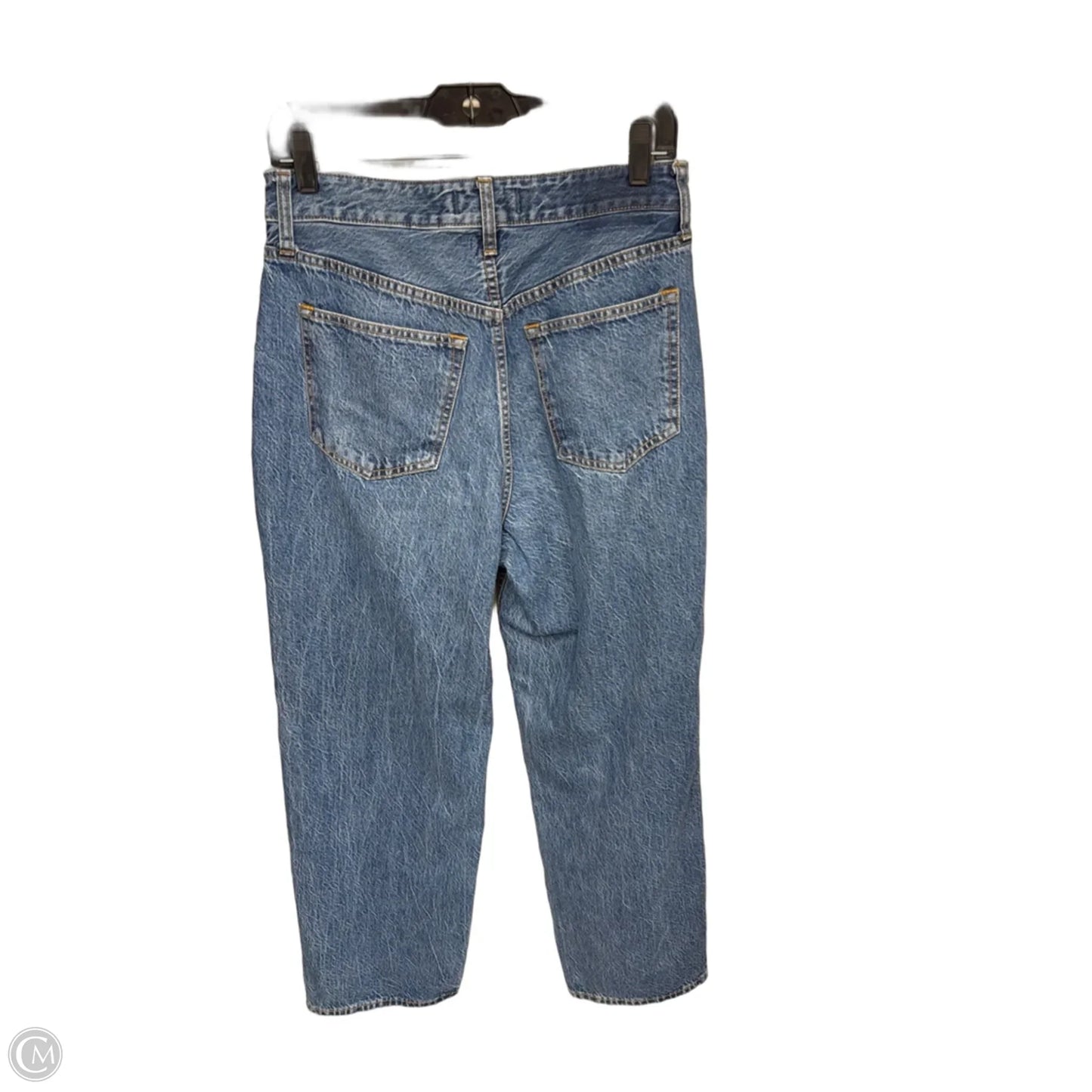 Jeans Straight By Abercrombie And Fitch In Blue Denim, Size: 28