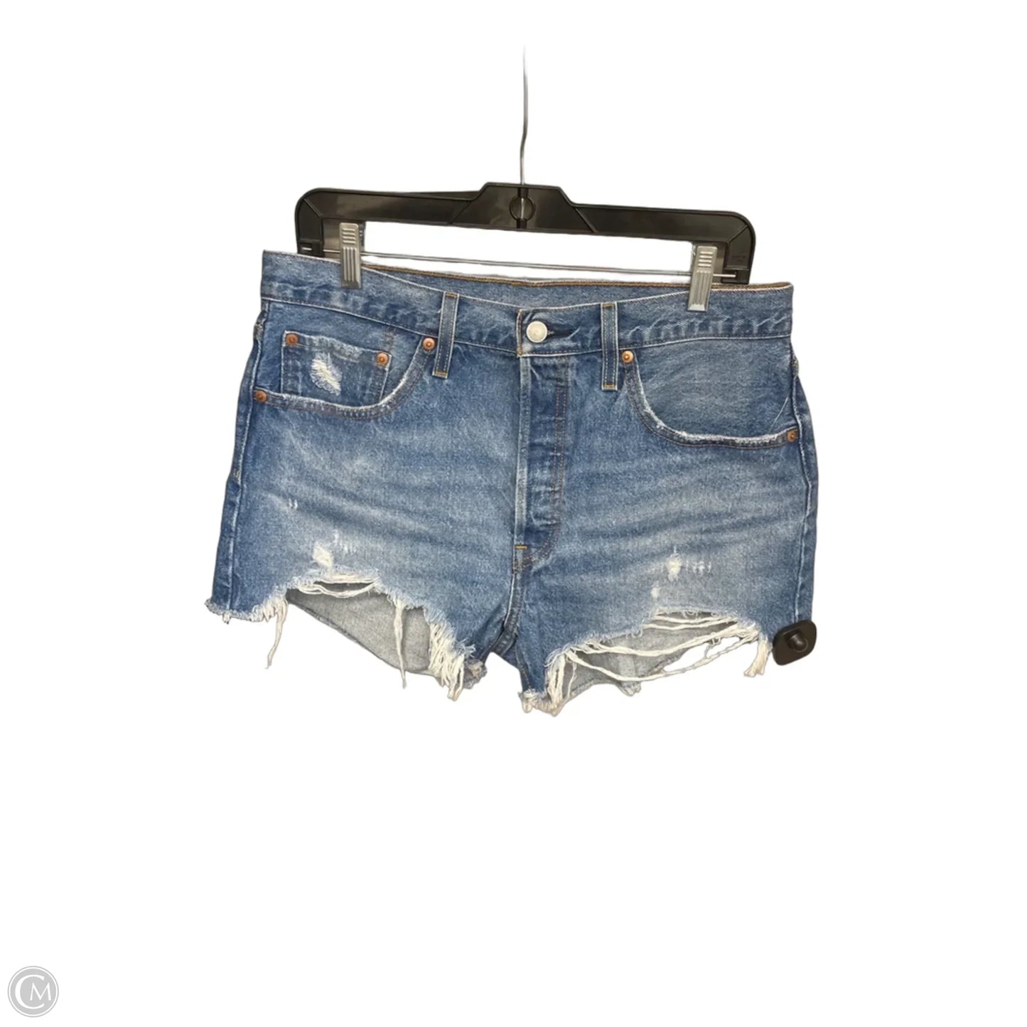 Shorts By Levis In Blue Denim, Size: 12