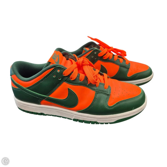 Shoes Athletic By Nike In Green & Orange, Size: 8