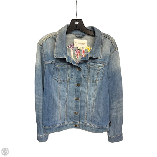 Jacket Denim By Pilcro In Blue Denim, Size: S
