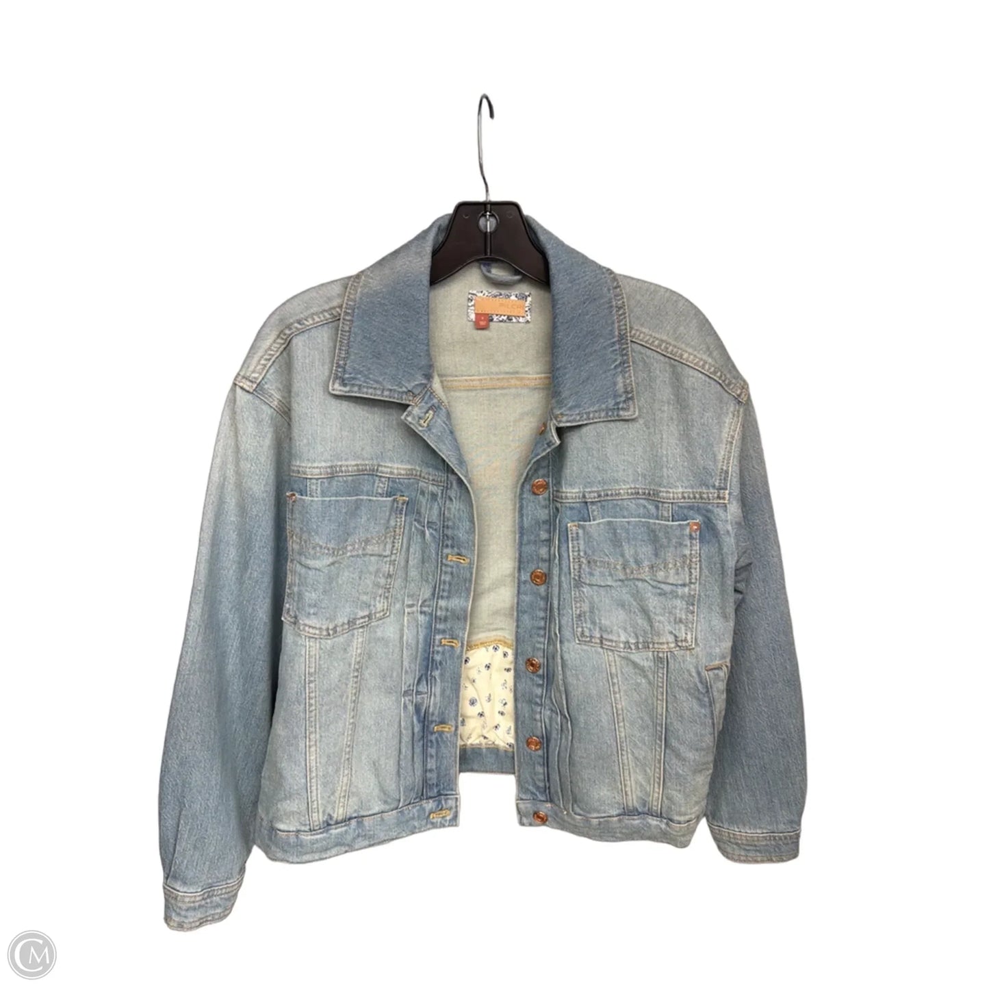 Jacket Denim By Pilcro In Blue Denim, Size: S