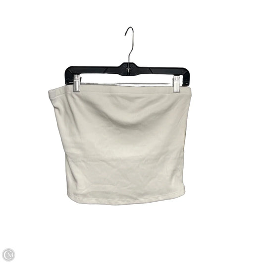 Top Sleeveless By A New Day In White, Size: L