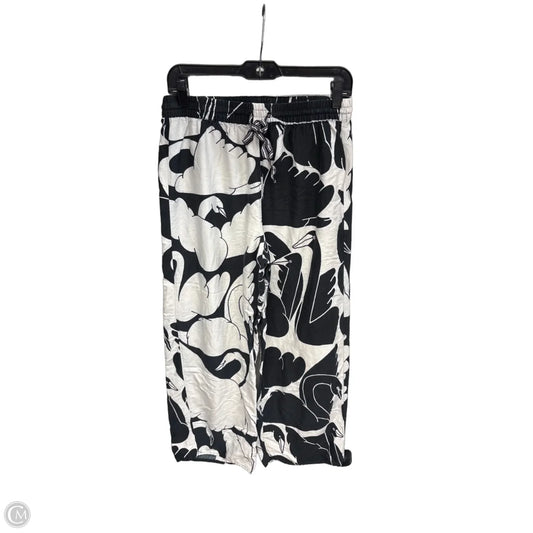Pants Lounge By Anthropologie In Black & White, Size: M