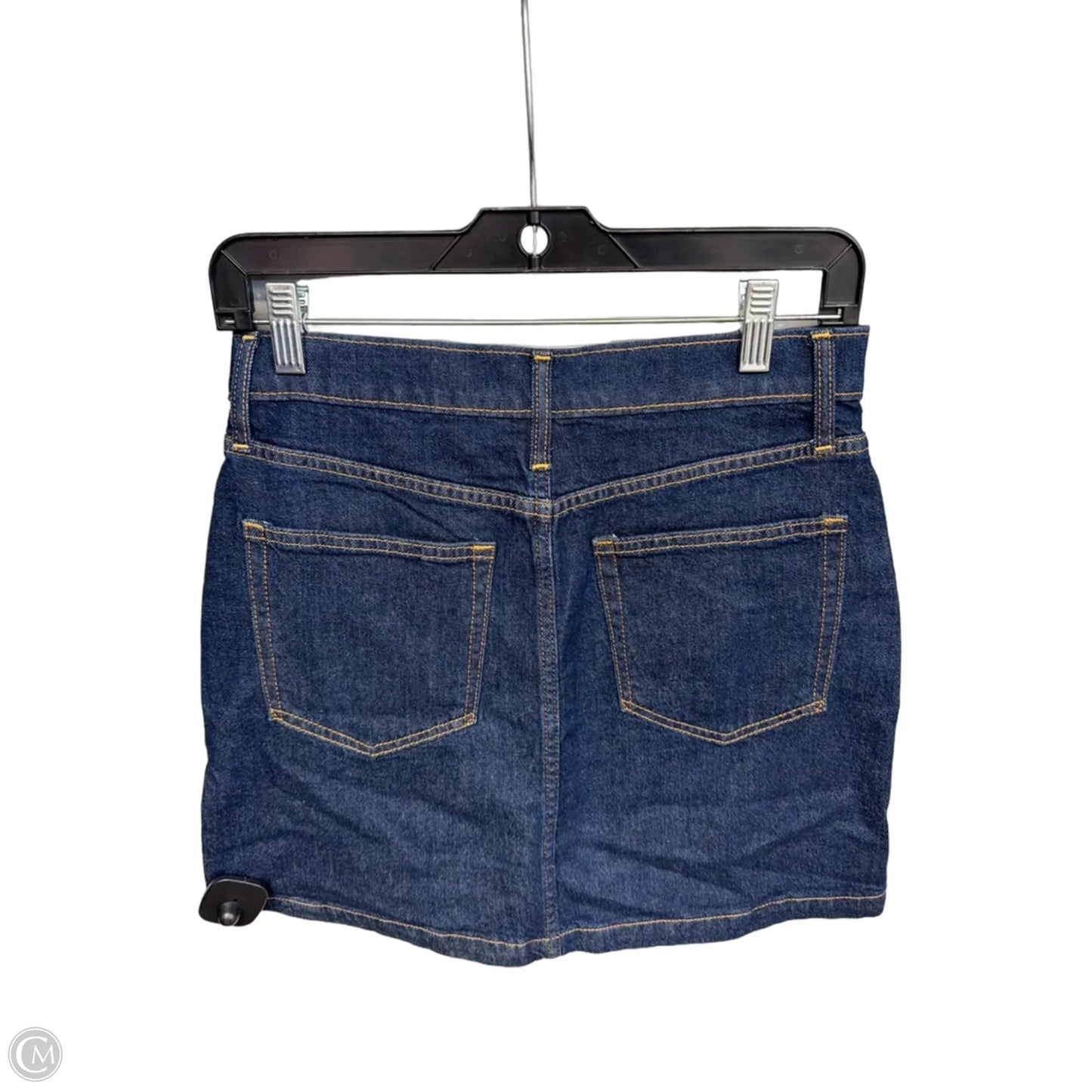 Skirt Midi By Gap In Blue Denim, Size: 0