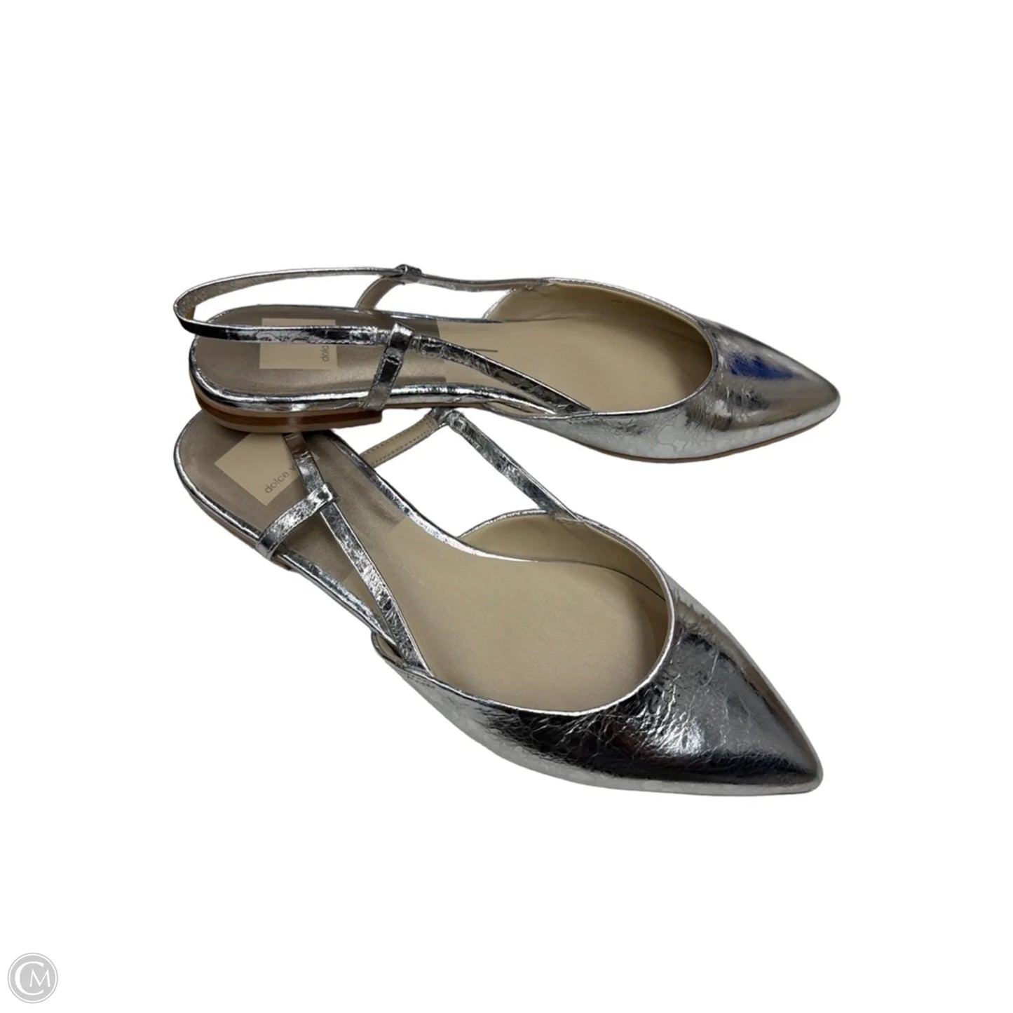Sandals Flats By Dolce Vita In Silver, Size: 9.5
