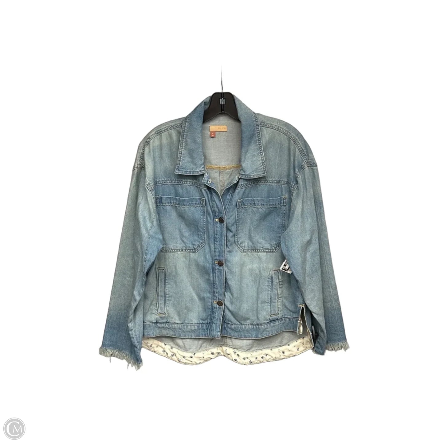Jacket Denim By Pilcro In Blue Denim, Size: M