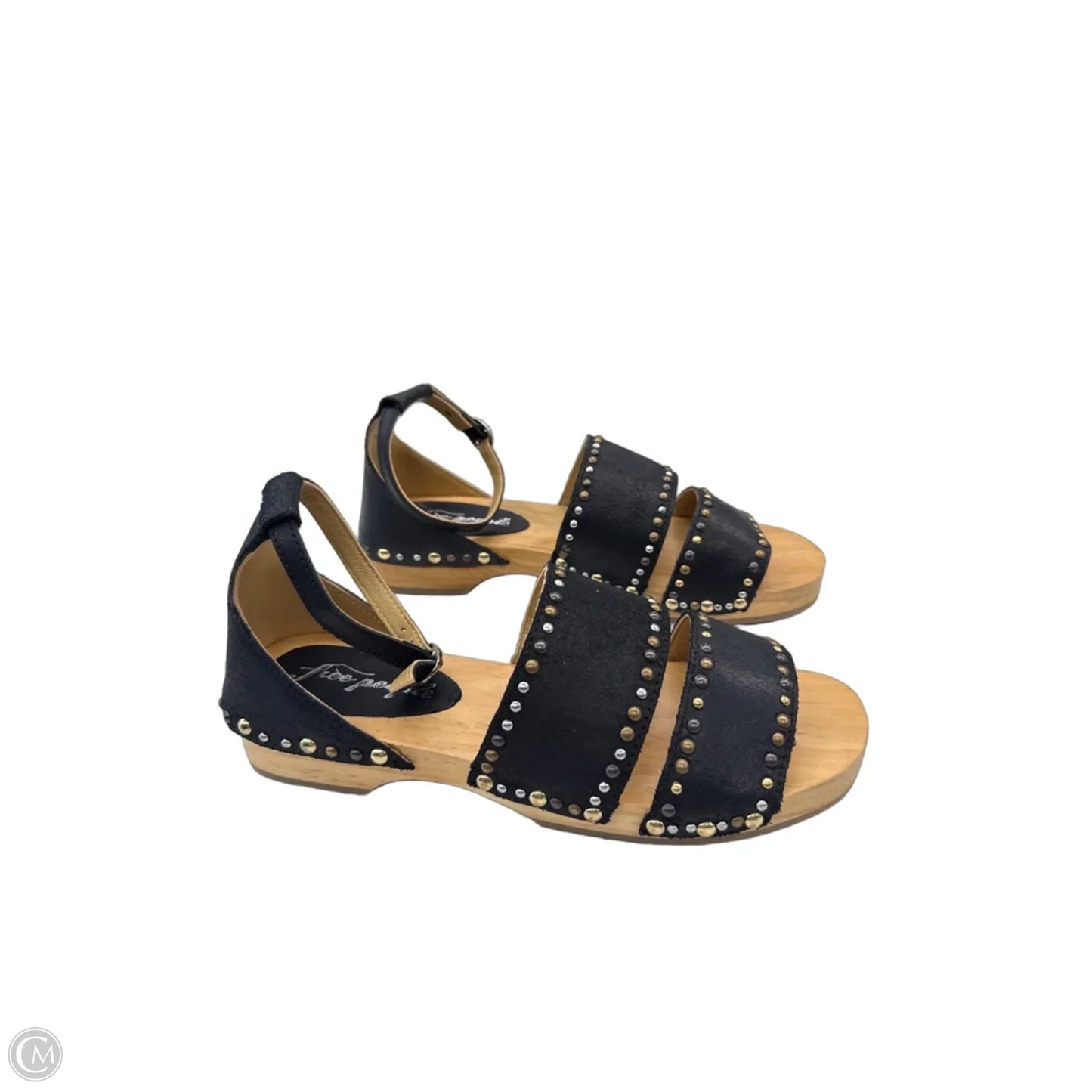 Sandals Heels Block By Free People In Black, Size: