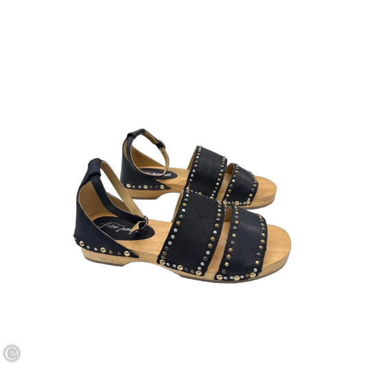 Sandals Heels Block By Free People In Black, Size: