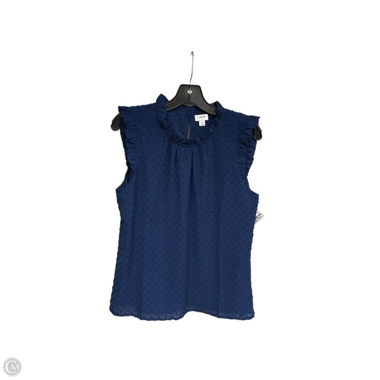 Top Sleeveless By J. Crew In Blue, Size: M