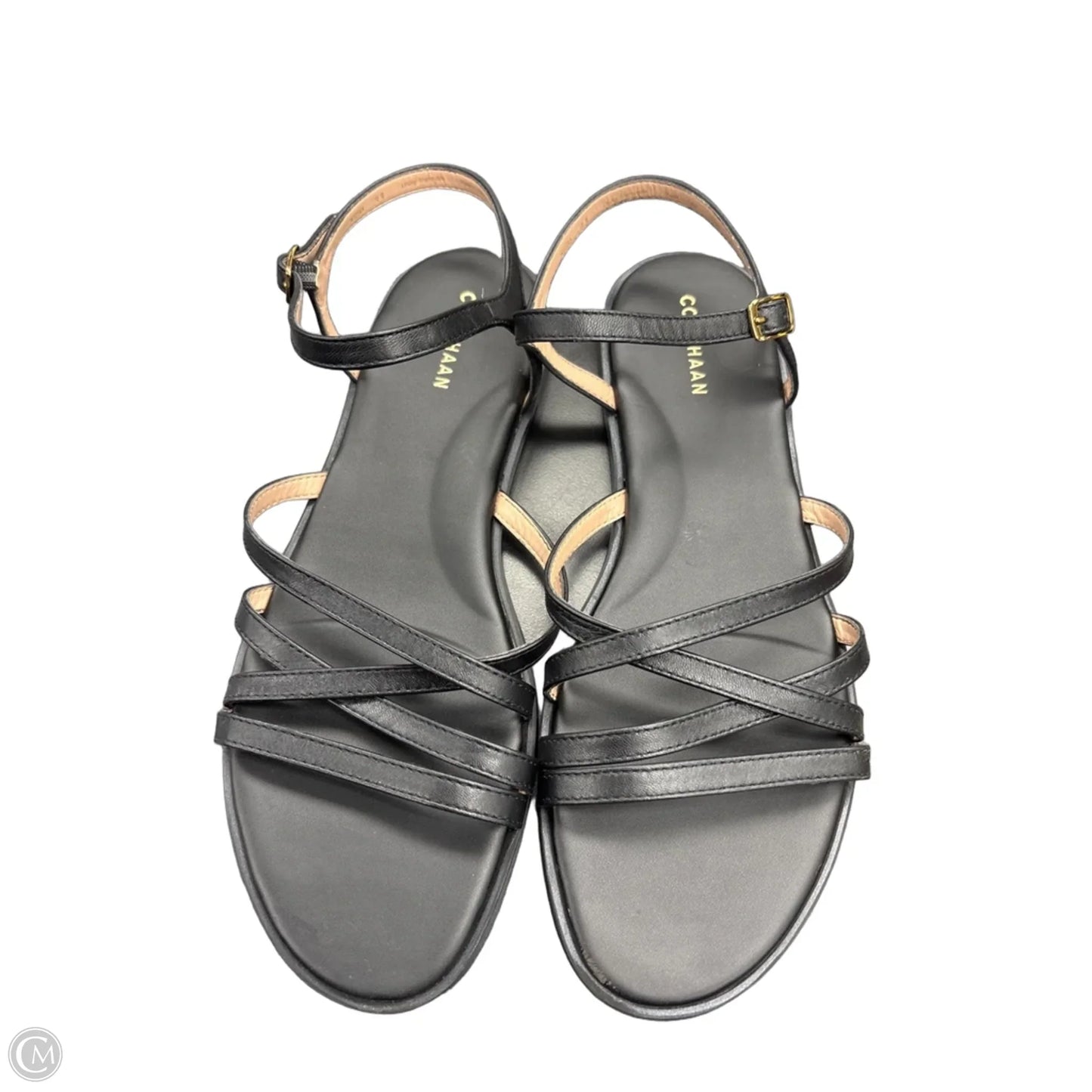 Sandals Flats By Cole-haan In Black, Size: 10