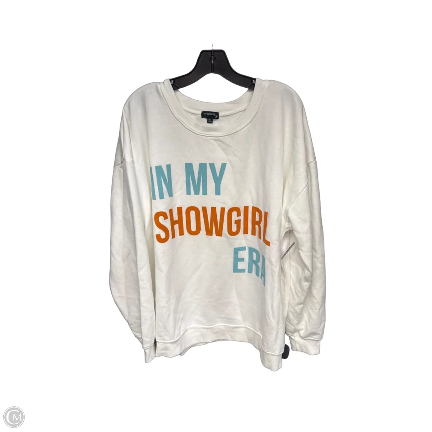 Sweatshirt Crewneck By Originality In Blue & White, Size: Xl