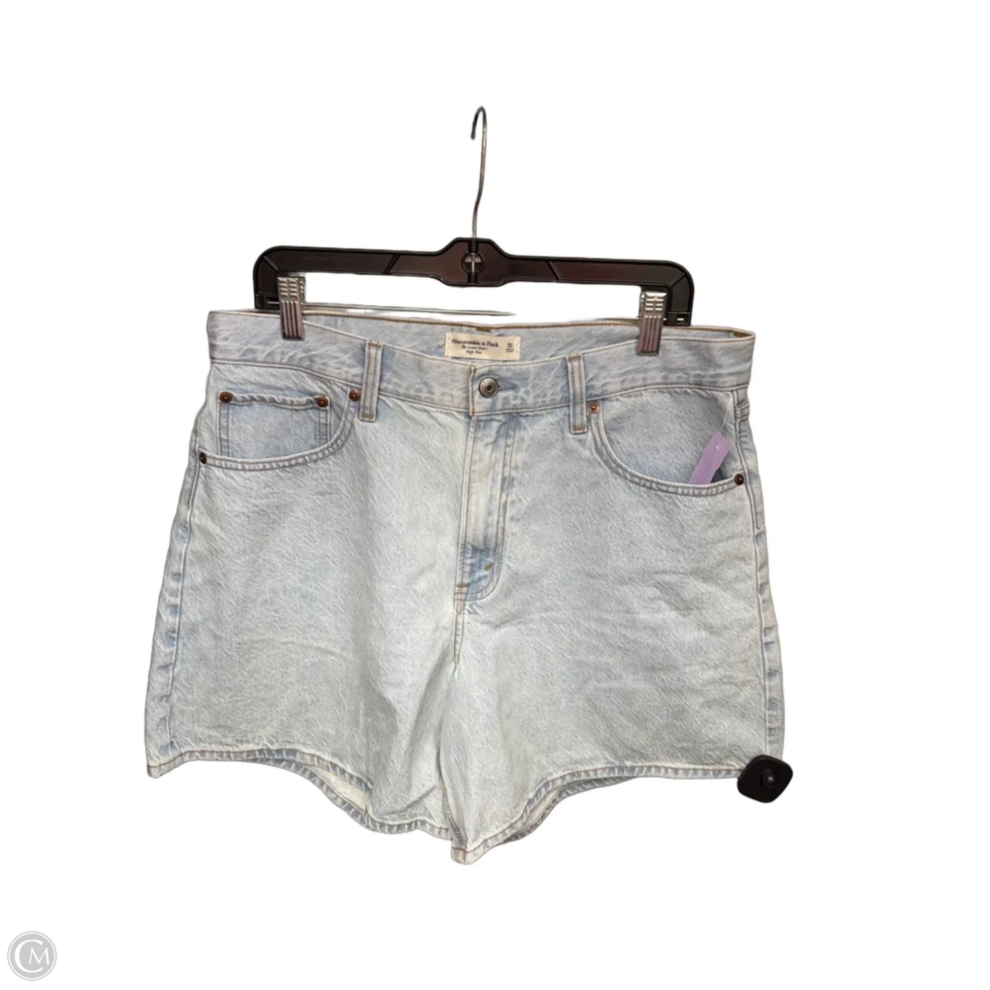 Shorts By Abercrombie And Fitch In Blue Denim, Size: 12