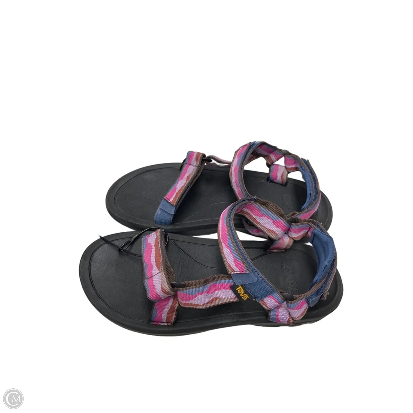 Sandals Flats By Teva In Pink & Purple, Size: 5