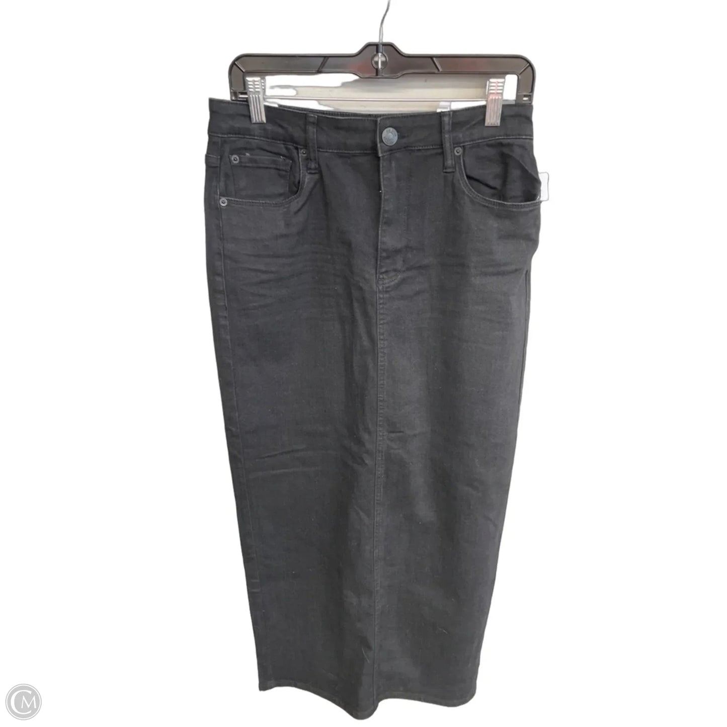 Skirt Maxi By Sts Blue In Black Denim, Size: 4
