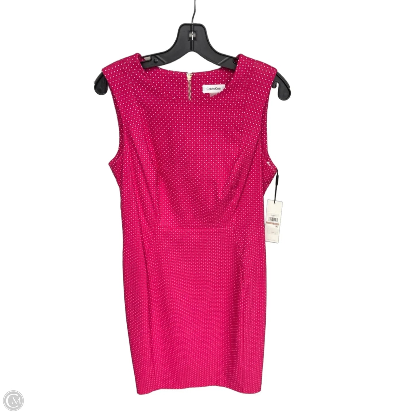 Dress Work By Calvin Klein In Pink, Size: 12
