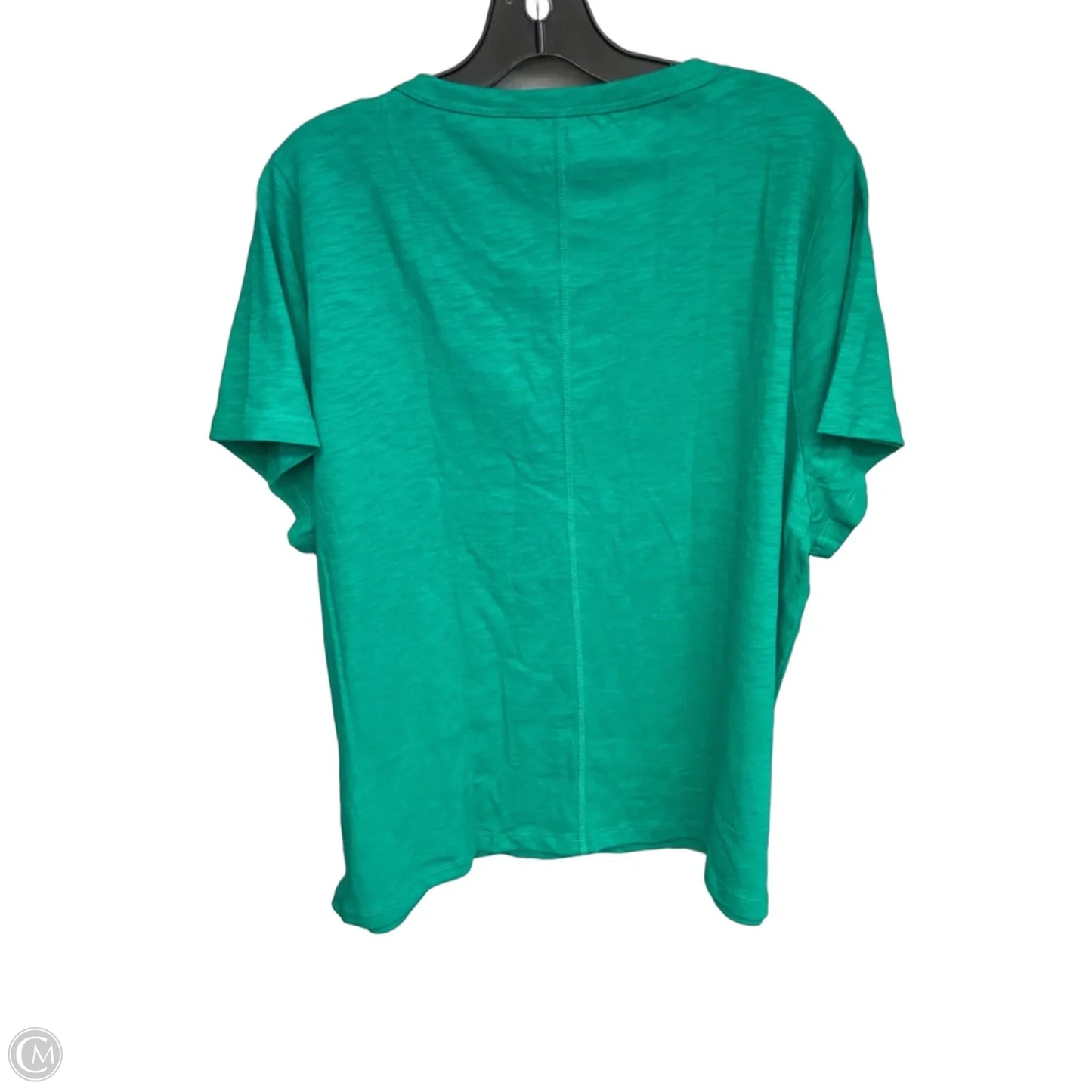 Top Short Sleeve By J. Crew In Green, Size: 3x