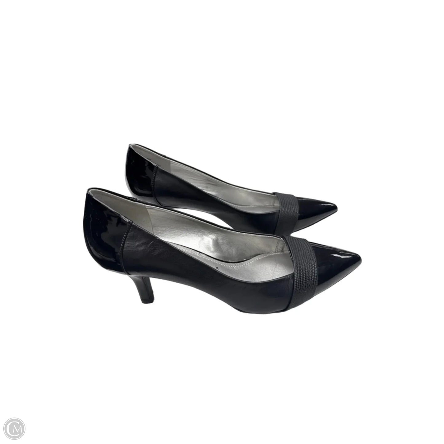 Shoes Heels Kitten By Anne Klein In Black, Size: 9.5