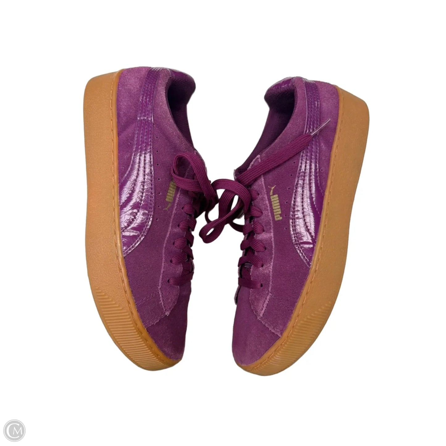 Shoes Sneakers By Puma In Purple, Size: 9