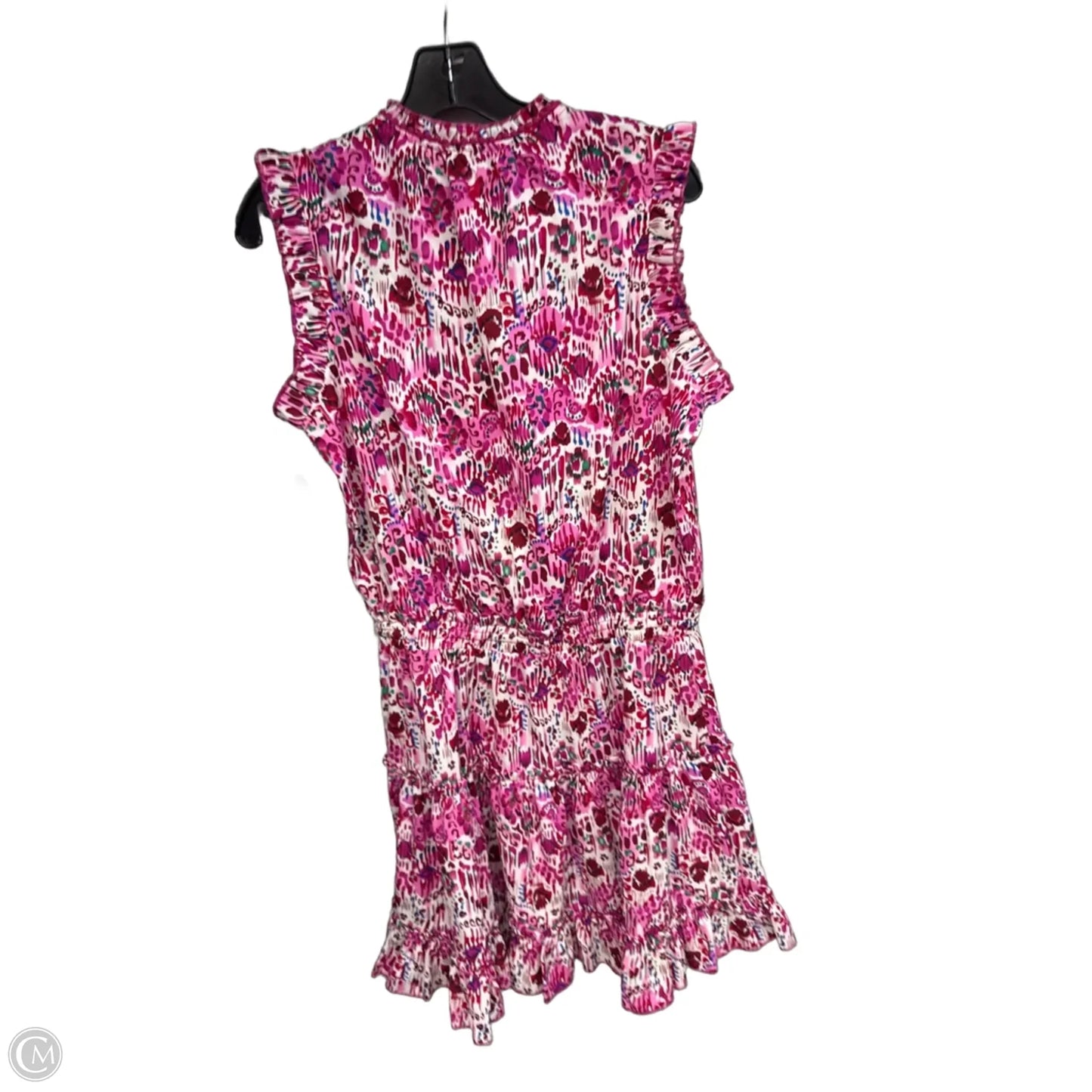 Dress Casual Midi By Pinch In Pink & White, Size: L