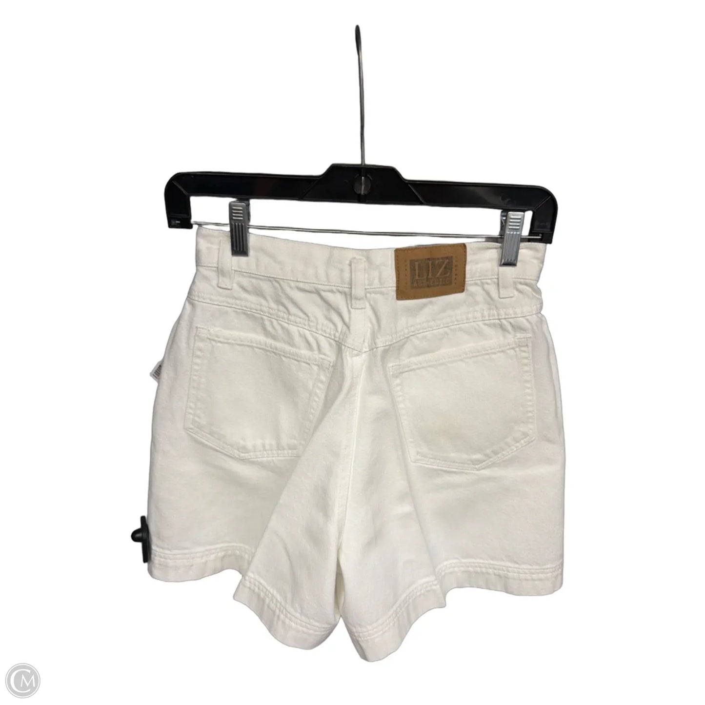 Shorts By Liz Wear In White Denim, Size: 8p