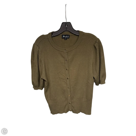 Top Short Sleeve By Marled In Green, Size: L