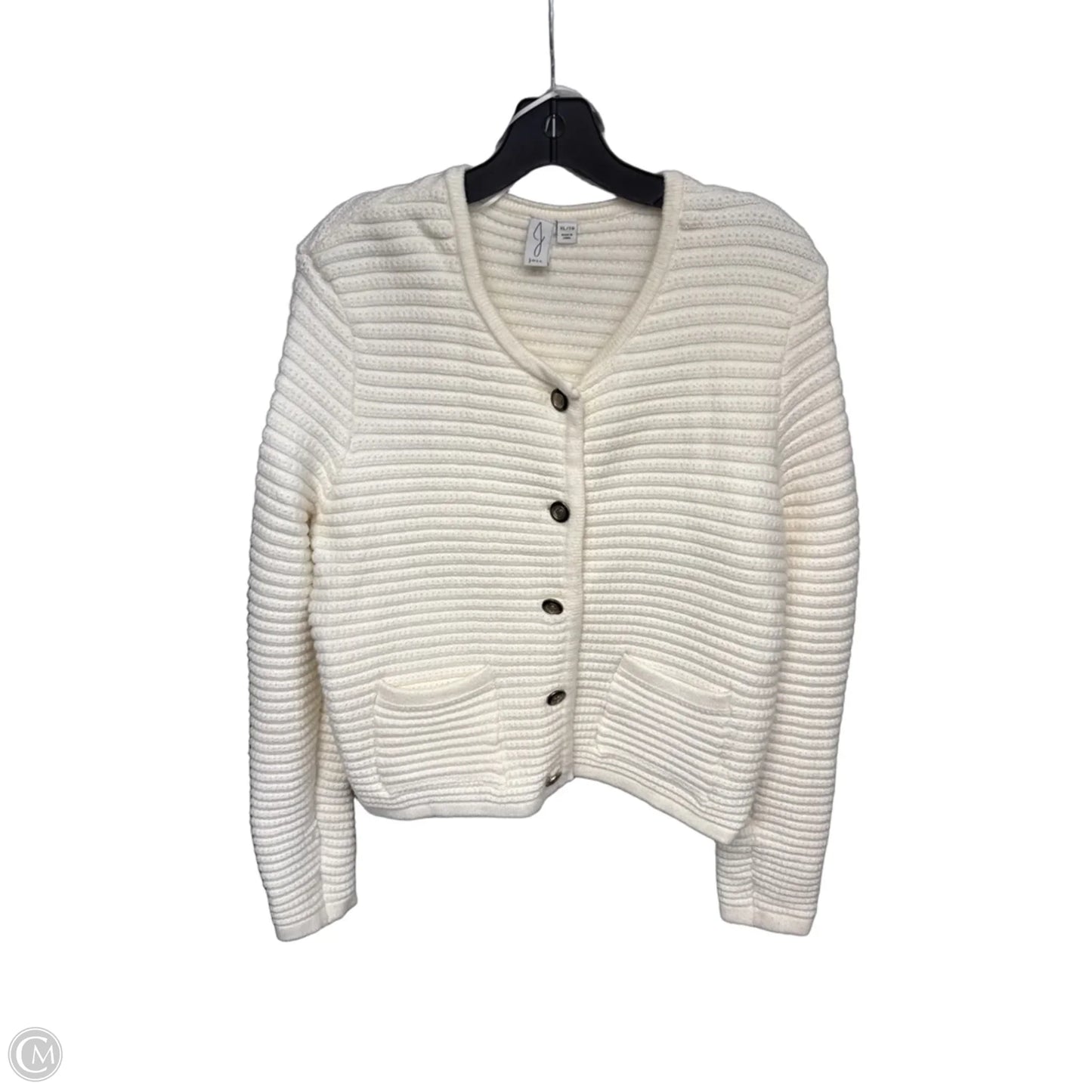 Sweater Cardigan By Joie In Cream, Size: Xl