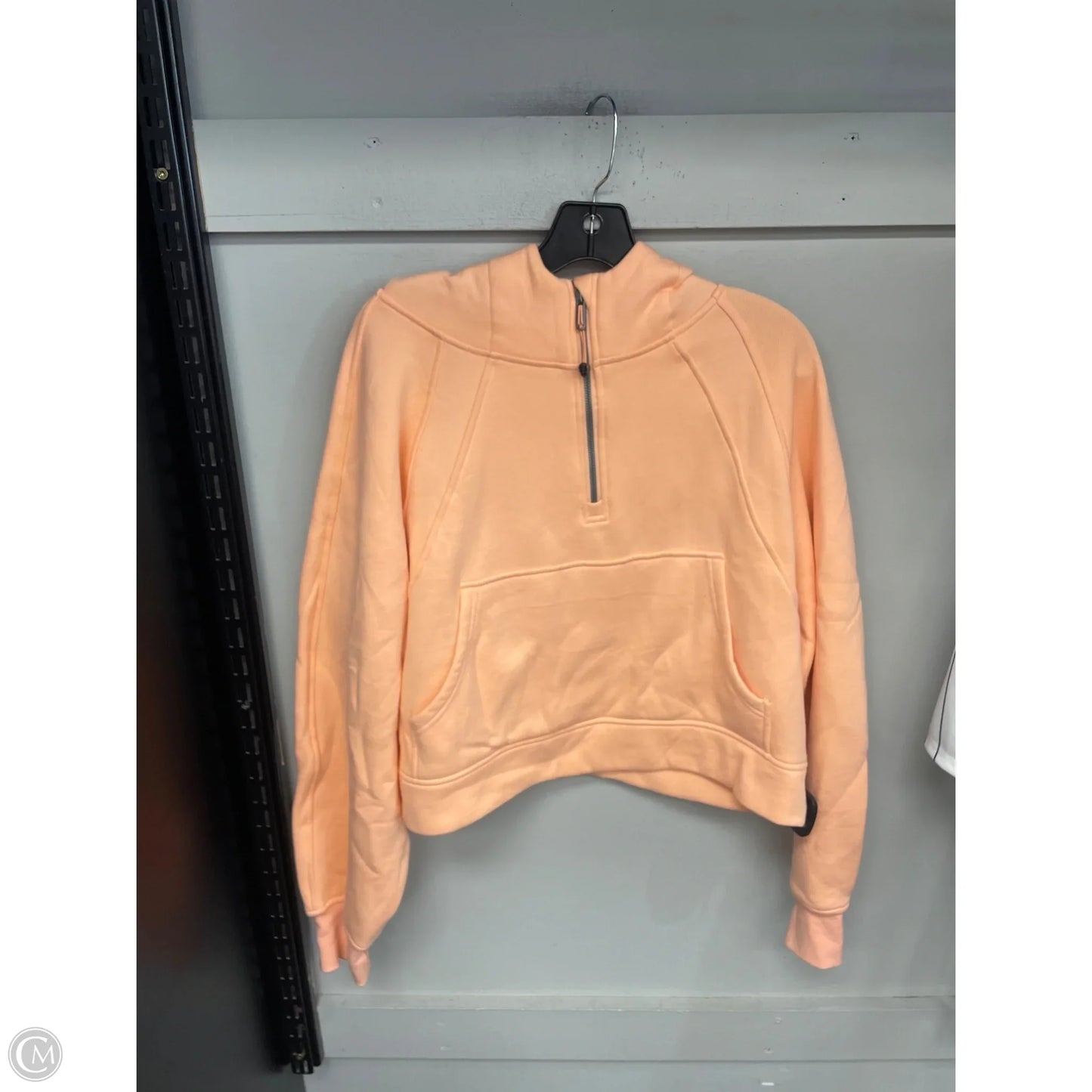 Sweatshirt Hoodie By Clothes Mentor In Orange, Size: L