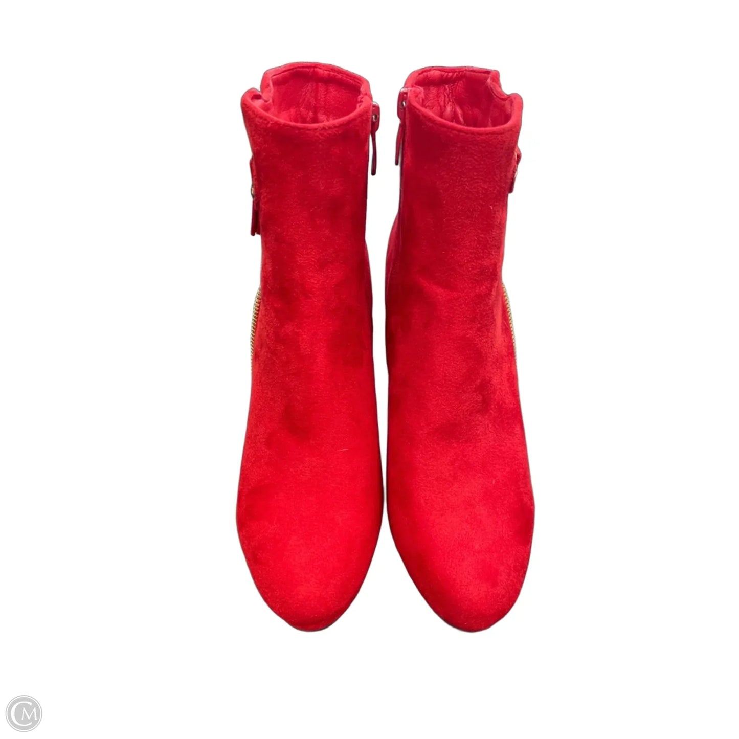 Boots Ankle Heels By Dream Pairs In Red, Size: 7.5