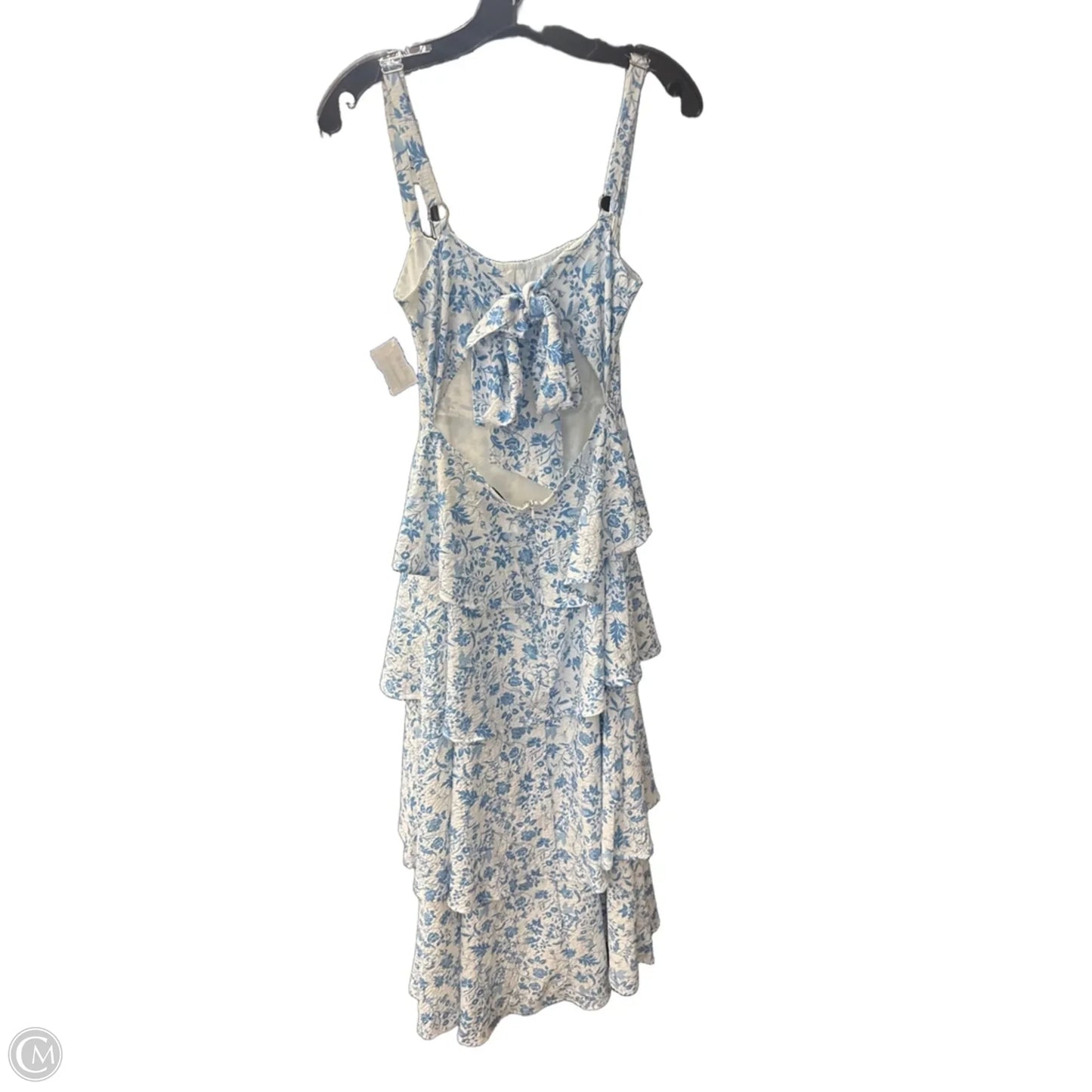 Dress Casual Maxi By Hello Molly In Blue & White, Size: S