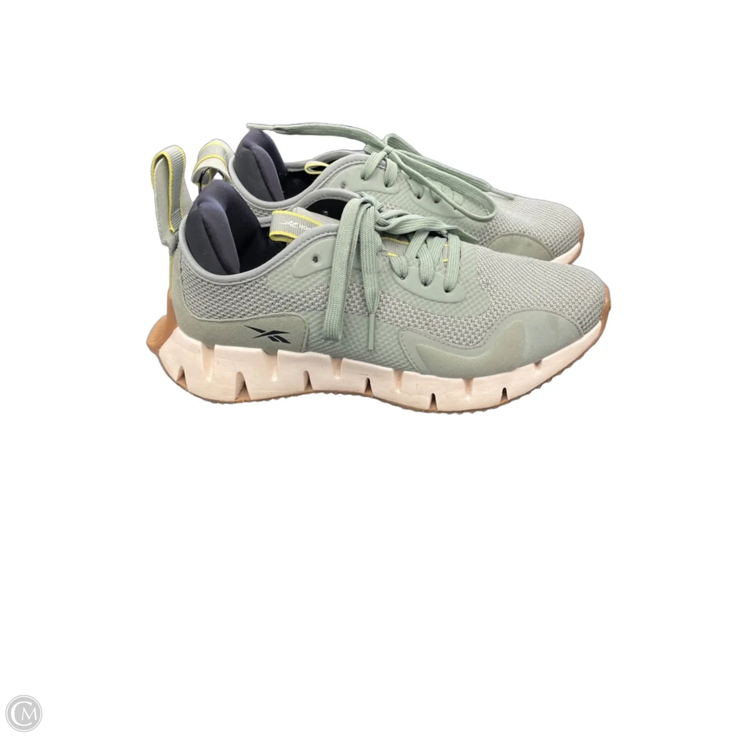 Shoes Athletic By Reebok In Green, Size: 8.5