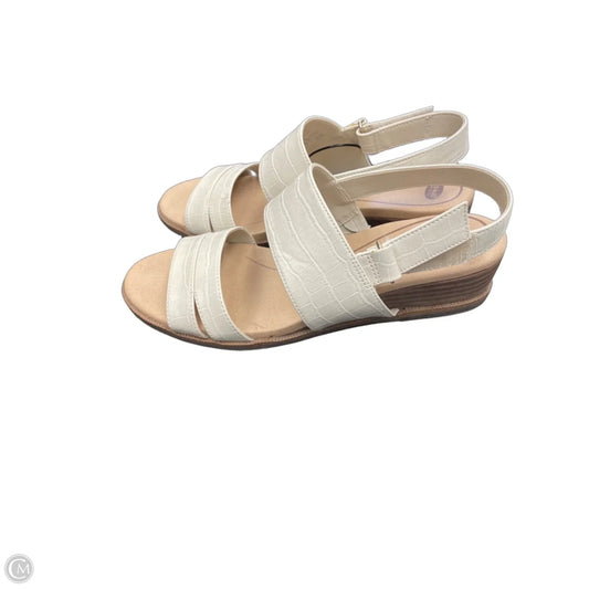 Sandals Flats By Dr Scholls In Beige, Size: 8.5